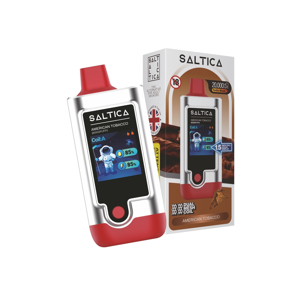 SALTICA DIGITAL 20000 PUFF AMERICAN TOBACCO - Görsel 2